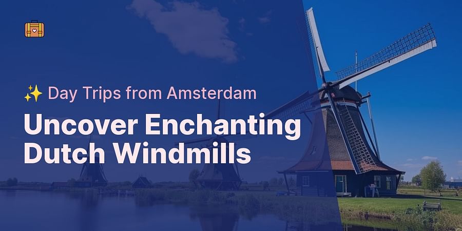Uncover Enchanting Dutch Windmills - ✨ Day Trips from Amsterdam