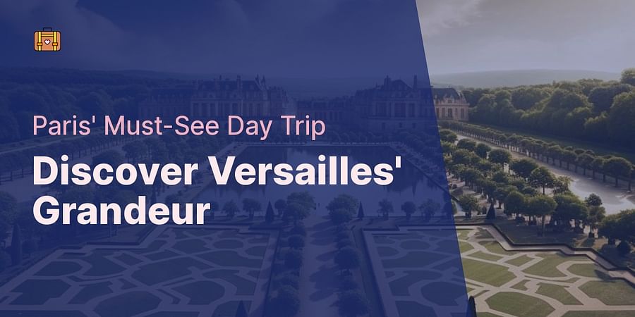 Discover Versailles' Grandeur - Paris' Must-See Day Trip